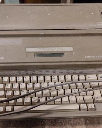 macchina da scrivere elettronica Olivetti e 504