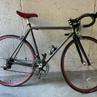 Bici da corsa in  Alluminio e carbonio tgl. 51,5