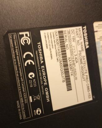 Toshiba Satellite Pro C660