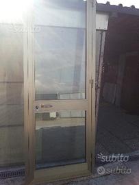 Porta in alluminio con vetro visarm 254x95