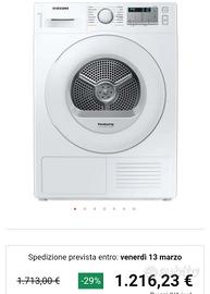 asciugatrice Samsung da 1200 euro a 200 