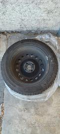 Cerchi+gomme invernali 195/60 R16 Continental