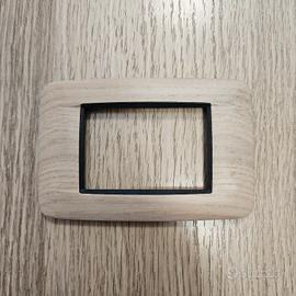 Placca in Legno Eikon Round 20683.32 Rovere Bianco