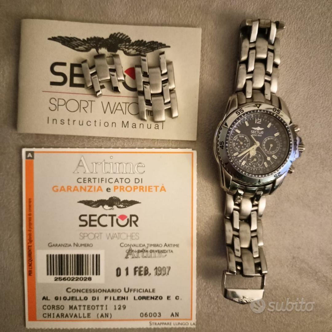 Orologio sector sge 650 1997 Abbigliamento e Accessori In