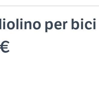 sediolino bici