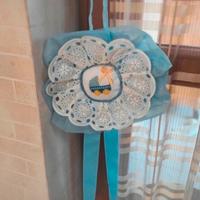 Fiocco nascita azzurro