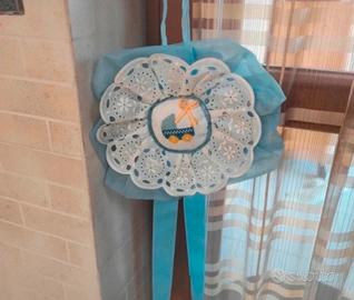 Fiocco nascita azzurro