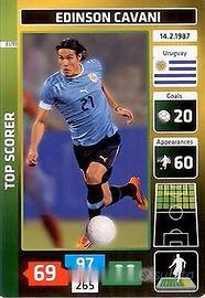 EDINSON CAVANI 81 Panini Fußball Stars 2014 card