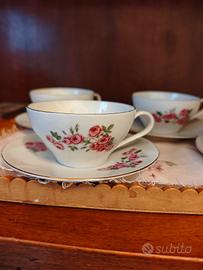 set da the con fiori