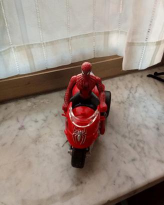 spiderman in moto