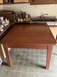 Tavolo legno massello apribile/ingrandibile