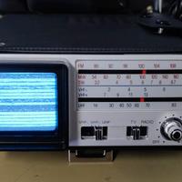 Broksonic CIRT-2097T Mini TV Portatile Radio VHF/U