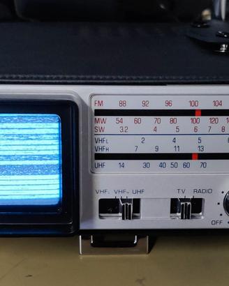 Broksonic CIRT-2097T Mini TV Portatile Radio VHF/U