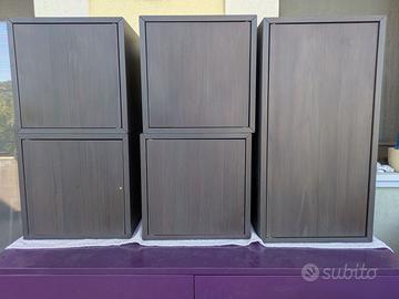 Quadrotti Ikea EKET Ikea Wengé - Mobiletti Cubo