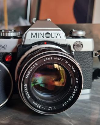 Minolta reflex XG-1 + Rokkor 55 1.7