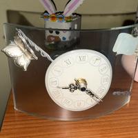 Orologio  da tavolo in vetro