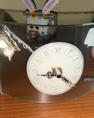 Orologio  da tavolo in vetro