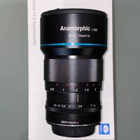 SIRUI 50mm F1,8 1,33X Obettivo cine anam. M4/3