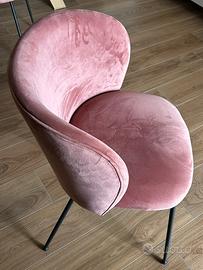 Sedie Maison Du Monde CHS KATE VEL ROSE