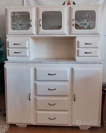 credenza anni 30/40 bianca