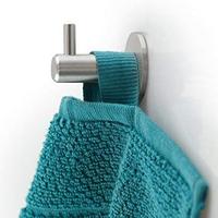 Gancio portasciugamano appendino acciaio inox
