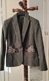 Giacca / Blazer Luisa Spagnoli Tg. 46 con ricami