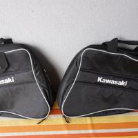 Coppia Borse Interne Originali Kawasaki per Valigi