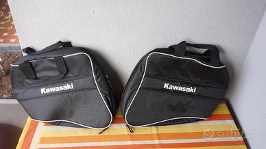Coppia Borse Interne Originali Kawasaki per Valigi