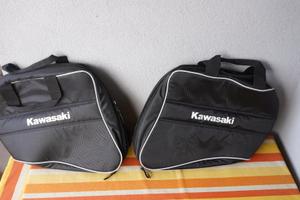 Coppia Borse Interne Originali Kawasaki per Valigi