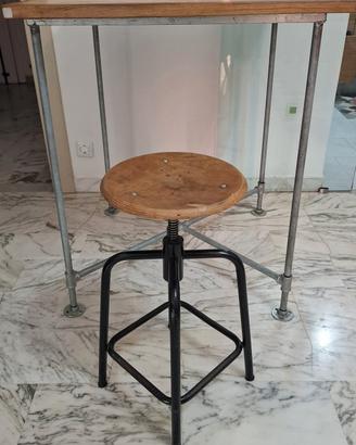 Tavolo bar in rovere