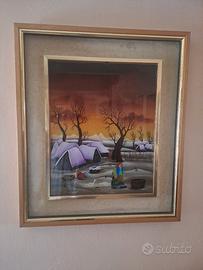 Quadro Natura innevata 