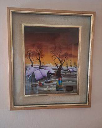 Quadro Natura innevata 