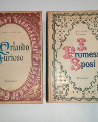 Lotto Mondadori I promessi sposi e Orlando furioso
