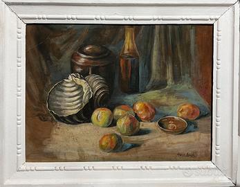 Artista cinese,natura morta,quadro,unica,1974