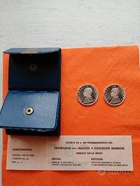 Moneta £ 500 arg. centenario nascita G.MARCONI