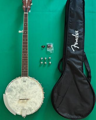 Banjo Fender elettrificato fondo scoperto