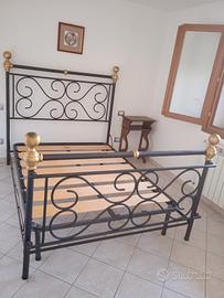 letto in ferro battuto 