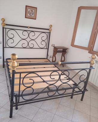 letto in ferro battuto 
