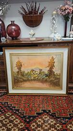 Quadro paesaggio natura su tela 88x70 cm