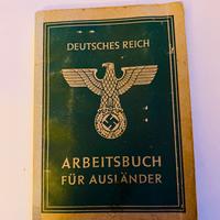 Libretto lavoro x stranieri Deutsches Reich
