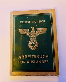 Libretto lavoro x stranieri Deutsches Reich