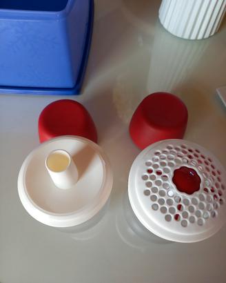 tupperware formaggiera e zuccheriera
