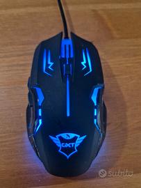 Mouse da gaming con luci a led