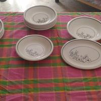 Servizio di piatti 21 pezzi in maiolica