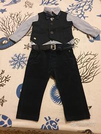 completo cerimonia  neonato tg 9 mesi