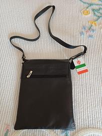 Tracolla borsello unisex in pelle