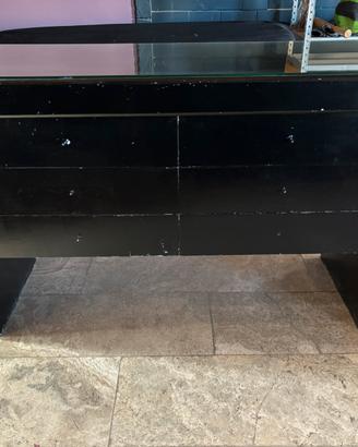 scrivania artigianale in legno