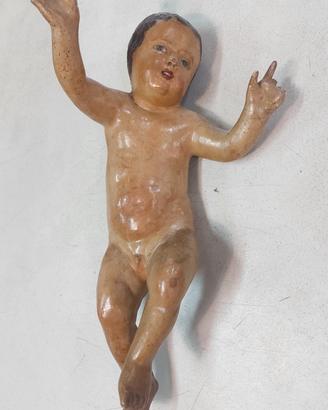 Gesù Bambino cm.  45  in cartapesta 
