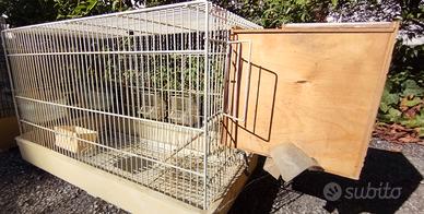 GABBIA UCCELLI PLURI-ACCESSORIATA