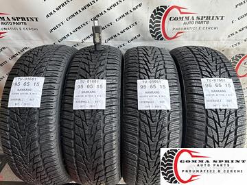 4 PNEUMATICI 195/65 R15 NANKANG INVERNALI 90%
